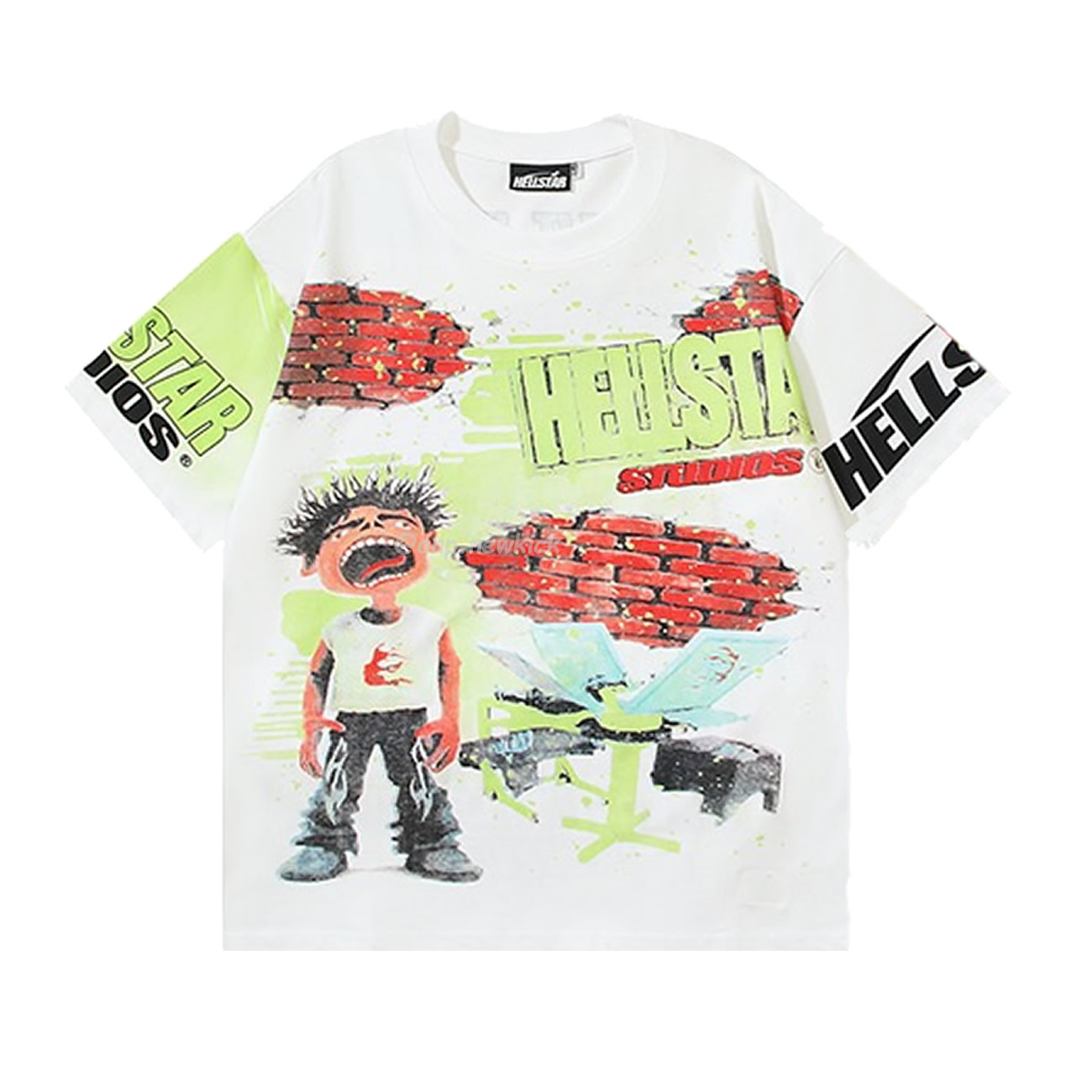 Hellstar Classic T Shirt Black White Fw23 (14) - www.newkick.org